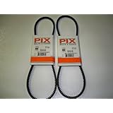 Set of 2, 754-0430, 954-0430, Replacement Belts, Made with Kevlar, MTD, Cub Cadet, Troy Bilt, Snow Blowers.