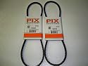Set of 2, 754-0430, 954-0430, Replacement belts, Made with Kevlar, MTD, Cub Cadet, Troy Bilt, Snow blowers.