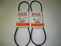 Set of 2, 754-0430, 954-0430, Replacement Belts, Made with Kevlar, MTD, Cub Cadet, Troy Bilt, Snow Blowers.
