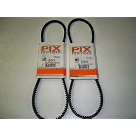 Set of 2, 754-0430, 954-0430, Replacement belts, Made with Kevlar, MTD, Cub Cadet, Troy Bilt, Snow blowers.