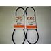 Set of 2, 754-0430, 954-0430, Replacement Belts, Made with Kevlar, MTD, Cub Cadet, Troy Bilt, Snow Blowers.