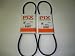 Set of 2, 754-0430, 954-0430, Replacement Belts, Made with Kevlar, MTD, Cub Cadet, Troy Bilt, Snow B