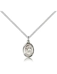 Sterling Silver St. Kevin Pendant - 18" Chain