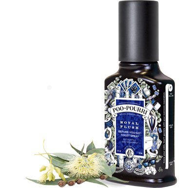 Poo~Pourri Before-You-Go Toilet Spray 8-Ounce Bottle, Royal Flush