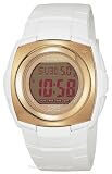 Casio Baby-G Sweet Poison White and Metallic Gold Digital Ladies Watch BG1223G-7V B000ILKL28