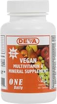Deva Vegan Vitamins Daily Multivitamin Iron Free (Pack of 2)