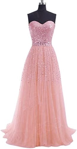 Favebirdal 2015 Women's Long Sequins Prom Formal Evening Dress SD085PR-US14