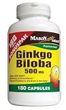 Ginkgo Biloba 500mg 180 capsules. FREE SHIPPING!