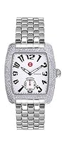 Michele Women's Mini Urban Diamond Steel Bracelet Watch #MWW02A000124