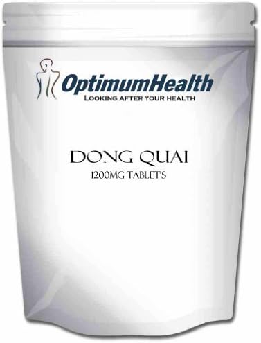 DONG QUAI 1000mg 30 capsules FEMALE GINSENG, ESTROGEN vegetarian by Optimum Health