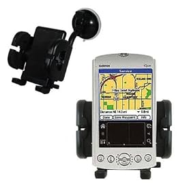 DURAGADGET Garmin iQue M4 GPS Satnav Navigation Auto Car Windscreen Windshield Holder Mount