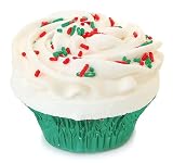 Fizzy Baker Christmas Cupcake Bath Bomb - Green