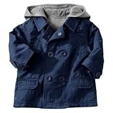 Baby boy hooded pea jacket by vertbaudet