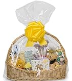 Cakesupplyshoppackaged 10pack Clear Cello/cellophane Bags Gift Basket Packaging Bags Flat- 24" X 30"