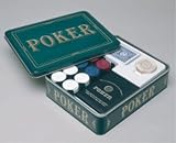 Poker Game Tin Green Card Game