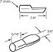 Prime-Line Products U 9349 Shelf Support Peg, 7mm, Nickel Plated Metal,(Pack of 8)