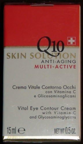 Q10 Skin Solution Anti-Aging Multi-Active Vital Eye Contour Cream, .5 Oz.