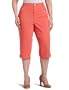 Gloria Vanderbilt Women's Amanda Plus Twill Capri,Tangerine,16W