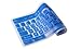 CaseBuy® Standard Size Silicone Gel Fullsize Keypad Keyboard Cover Protector Skin for PC Computer Desktop (Semi-Blue)