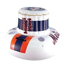 NEW YORK METS INFLATABLE FLOATING BEVERAGE COOLER N.Y.