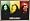 Bob Marley (3 Faces, Smoking) 24x36 Dry Mount Poster Gold Wood Framed