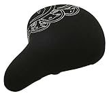 41qsQBiJjLL. SL160  The Shadow Conspiracy Crow Railed BMX Bike Seat   Black w/ White Embroidery