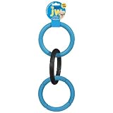 JW Pet Company Invincible Chains LT Triple Dog Toy, Large (Colors Vary)