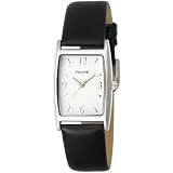 Pedre Womens 7225SX Silver-Tone with Black Pat
