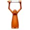 Boston Warehouse Monkey Peeler - Orange (6")