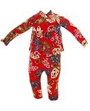 Baby Nay Frida Red 2 Piece Kimono Set
