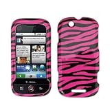 Premium Hot Pink and Black Zebra Design Snap-On Cover Hard Case Cell Phone  ....