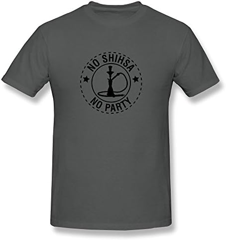 CHUNYAO No Shisha No Party F1 T Shirts For Men XXL DeepHeather