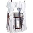 Traditional Round Crib-Color: Natural