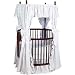 Traditional Round Crib-Color: Natural