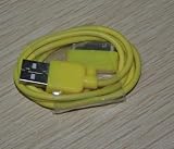 USB Sync and Charging Cable Compatible with Apple Iphone (Yellow/blue)