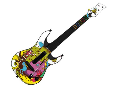 Decorative Skin fits Guitar Hero 5 for Wii (GUITAR NOT INCLUDED), Item No.GTW0996-29