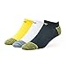 '47 NCAA Michigan Wolverines Men's Blade Motion No-Show Socks (3 Pack), Large