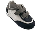 Pediped Demetri Flex Toddler Boys Sneakers in Navy/ Grey