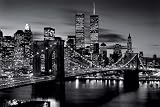 Brooklyn Bridge - Black and White - New York - Maxi Poster - 61 cm x 91.5 cm