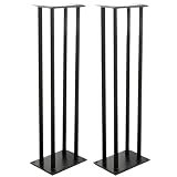 Pyle-Home PSTND14 One Pair of Heavy-Duty Steel Triple Support Bookshelf/Monitor Speaker Stand