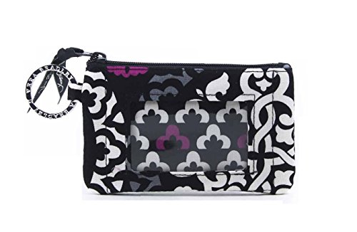Vera Bradley Zip ID Card Case (Canterberry Magenta)