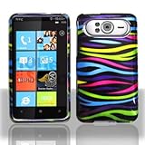 Black Green Blue Yellow Pink Purple Colorful Rainbow Zebra Snap on Design C ....