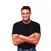 Mens Sweat-Resistant Undershirts with Underarm Shields Sewn-In