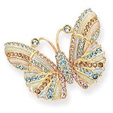 Swarovski Crystal Butterfly Brooch