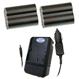 STK's 2 Pack 2200 mAH BP-511 BP-511A Camcorder Battery Pack and CG-580 Charger for Canon Optura 20, Xi, 10, PI, 200MC, ZR 10, ZR 60, ZR 80, ZR 85, ZR 20, ZR 40, ZR 45, ZR 25mc, ZR 45mc, ZR 50, ZR 65mc, ZR 70mc, MV300, MV500, MV600i, MV630i, MV700, MV700i, MV730i, MV750i, MVX150i ~ SterlingTek