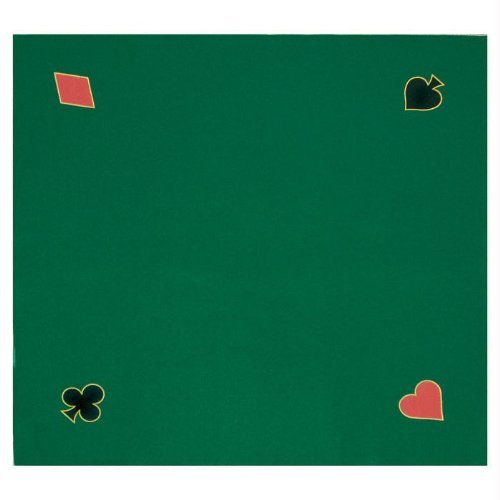 Trademark Poker Green Playing Felt 40-Inch x 40-Inch