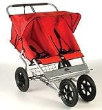 2007 MOUNTAIN BUGGY TERRAIN DOUBLE STROLLER - RED