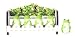 FROG 3-D Majolica Spice Rack & Jars *NEW*