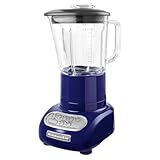 KitchenAid KSB565BU 5-Speed Blender with 48-Ounce Glass Jar, Cobalt Blue