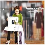 Sewing Machine PowerPoint Template - Sewing Machine PowerPoint (PPT) Backgrounds Slides
